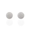 Hot Histoire d'Or Boucles D'oreilles Puces Ayana Argent Blanc