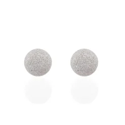 Hot Histoire d'Or Boucles D'oreilles Puces Ayana Argent Blanc