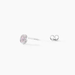Histoire d'Or Boucles D'oreilles Puces Auxana Argent Blanc Oxyde De Zirconium* Boucles D'Oreilles|Boucles D'Oreilles Fantaisie