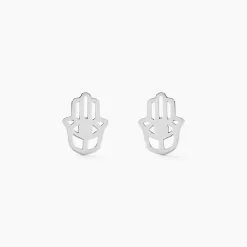 Histoire d'Or Boucles D'oreilles Puces Abby Argent Blanc* Boucles D'Oreilles|Boucles D'Oreilles Fantaisie
