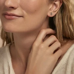 Histoire d'Or Boucles D'oreilles Puces Abby Argent Blanc* Boucles D'Oreilles|Boucles D'Oreilles Fantaisie