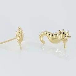 Histoire d'Or Boucles D'oreilles Puces Ambrosie Hippocampe Or Jaune* Boucles D'Oreilles|Clous D'Oreilles