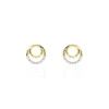 Histoire d'Or Boucles D'oreilles Puces Atlanta Or Jaune Diamant