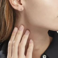 Histoire d'Or Boucles D'oreilles Puces Argent Rose Donella Oxyde De Zirconium* Boucles D'Oreilles|Boucles D'Oreilles Fantaisie