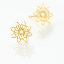 Online Histoire d'Or Boucles D'oreilles Puces Albiorica Or Jaune
