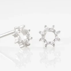 Histoire d'Or Boucles D'oreilles Puces Ama Argent Blanc Oxyde De Zirconium* Boucles D'Oreilles|Boucles D'Oreilles Fantaisie