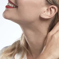 Histoire d'Or Boucles D'oreilles Puces Achilee Or Jaune Oxyde* Boucles D'Oreilles|Clous D'Oreilles