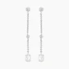Discount Histoire d'Or Boucles D'oreilles Puces Argane Argent Blanc Oxyde De Zirconium