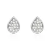 Histoire d'Or Boucles D'oreilles Puces Argent Blanc Tricoria Oxydes De Zirconium* Boucles D'Oreilles|Boucles D'Oreilles Fantaisie