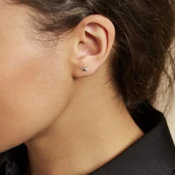 Best Histoire d'Or Boucles D'oreilles Puces Amani Argent Blanc Oxyde De Zirconium