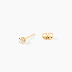 Clearance Histoire d'Or Boucles D'Oreilles Puces Aphrodite Or Jaune Diamant