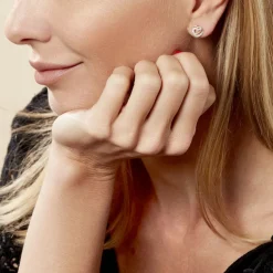 Histoire d'Or Boucles D'oreilles Puces Ablaye Or Jaune Oxyde De Zirconium* Boucles D'Oreilles|Clous D'Oreilles