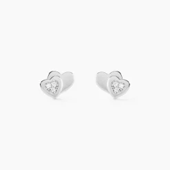 Online Histoire d'Or Boucles D'oreilles Puces Argent Blanc Dounyo Oxydes De Zirconium