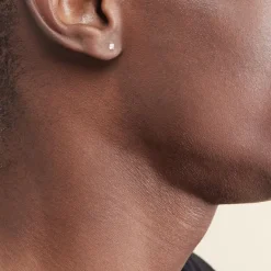 Histoire d'Or Boucles D'oreilles Puces Aphrodite or jaune diamant