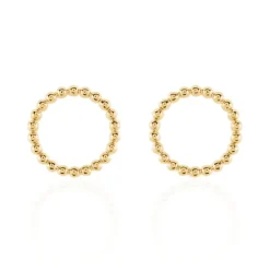 Sale Histoire d'Or Boucles D'oreilles Puces Abigael Plaqué Or Jaune