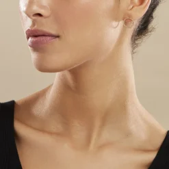 Sale Histoire d'Or Boucles D'oreilles Puces Abigael Plaqué Or Jaune