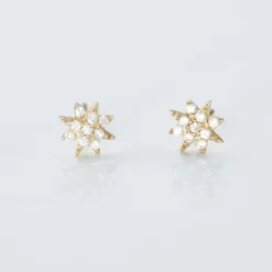 Histoire d'Or Boucles D'oreilles Puces Aubepine Or Jaune Oxyde* Boucles D'Oreilles|Clous D'Oreilles
