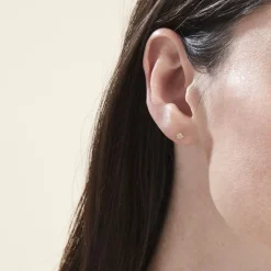 Histoire d'Or Boucles D'oreilles Puces Aubepine Or Jaune Oxyde* Boucles D'Oreilles|Clous D'Oreilles