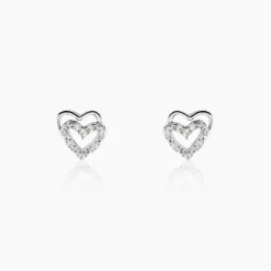 Histoire d'Or Boucles D'oreilles Puces Aoki Argent Blanc Oxyde De Zirconium* Boucles D'Oreilles|Boucles D'Oreilles Fantaisie