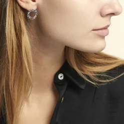 Histoire d'Or Boucles D'oreilles Puces Argent Blanc Ethem Oxydes Spinelles* Boucles D'Oreilles|Boucles D'Oreilles Fantaisie