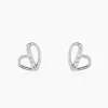 Discount Histoire d'Or Boucles D'oreilles Puces Arika Argent Blanc Oxyde De Zirconium