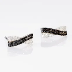 Discount Histoire d'Or Boucles D'oreilles Puces Alric Or Blanc Diamant