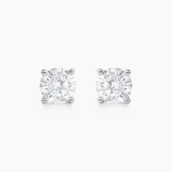 Best Histoire d'Or Boucles D'oreilles Puces Aphrodite or blanc diamant