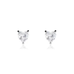Hot Histoire d'Or Boucles D'oreilles Puces Argent Blanc Schull Oxydes De Zirconium
