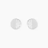 Online Histoire d'Or Boucles D'oreilles Puces Argent Blanc Viviano Oxydes De Zirconium