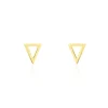 Discount Histoire d'Or Boucles D'oreilles Puces Anne-berengere Triangle Or Jaune