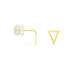 Discount Histoire d'Or Boucles D'oreilles Puces Anne-berengere Triangle Or Jaune