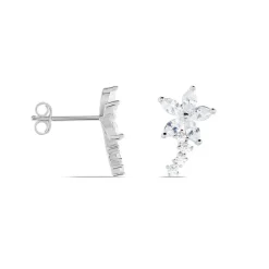 Histoire d'Or Boucles D'oreilles Puces Argent Blanc Florencio Oxydes De Zirconium* Boucles D'Oreilles|Boucles D'Oreilles Fantaisie