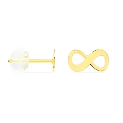 Histoire d'Or Boucles D'oreilles Puces Annie-francoise Infini Or Jaune* Boucles D'Oreilles|Clous D'Oreilles
