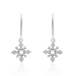 Histoire d'Or Boucles D'oreilles Puces Anea Or Blanc Diamant* Boucles D'Oreilles|Boucles D'Oreilles Pendantes