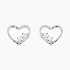 Histoire d'Or Boucles D'oreilles Puces Argent Blanc Shelan Oxydes De Zirconium* Boucles D'Oreilles|Boucles D'Oreilles Fantaisie