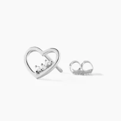 Histoire d'Or Boucles D'oreilles Puces Argent Blanc Shelan Oxydes De Zirconium* Boucles D'Oreilles|Boucles D'Oreilles Fantaisie