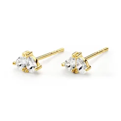 Histoire d'Or Boucles D'oreilles Puces Amandia Or Jaune Oxyde De Zirconium* Boucles D'Oreilles|Clous D'Oreilles