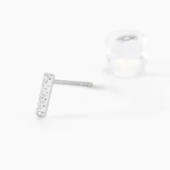 Histoire d'Or Boucles D'oreilles Puces Aprhodisia Or Blanc Diamant Blanc* Boucles D'Oreilles|Clous D'Oreilles