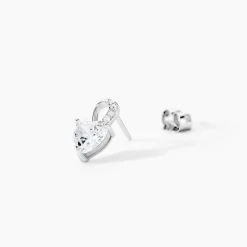 Histoire d'Or Boucles D'oreilles Puces Atieno Argent Blanc Oxyde De Zirconium* Boucles D'Oreilles|Boucles D'Oreilles Fantaisie