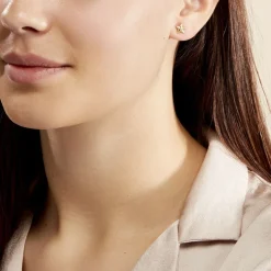 Online Histoire d'Or Boucles D'oreilles Puces Alphonsine Etoile De Mer Or Jaune