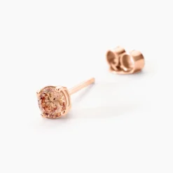 Outlet Histoire d'Or Boucles D'oreilles Puces Argent Rose Rio Santa Teresa Oxyde argent rose oxyde champagne
