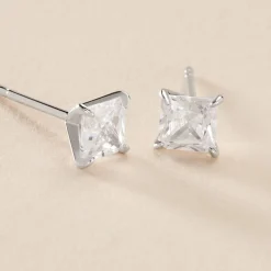 Histoire d'Or Boucles D'oreilles Puces Alys Argent Blanc Oxyde De Zirconium* Boucles D'Oreilles|Boucles D'Oreilles Fantaisie