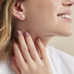 Histoire d'Or Boucles D'oreilles Puces Alys Argent Blanc Oxyde De Zirconium* Boucles D'Oreilles|Boucles D'Oreilles Fantaisie