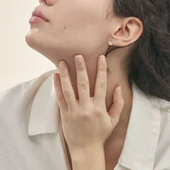 Histoire d'Or Boucles D'oreilles Puces Batoul Or Jaune Diamant* Boucles D'Oreilles|Clous D'Oreilles