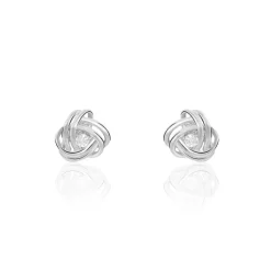 Online Histoire d'Or Boucles D'oreilles Puces Bouton D'or Argent Blanc Oxyde De Zirconium