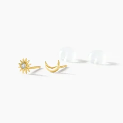 Histoire d'Or Boucles D'oreilles Puces Berberis Or Jaune Oxyde* Boucles D'Oreilles|Clous D'Oreilles