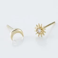 Histoire d'Or Boucles D'oreilles Puces Berberis Or Jaune Oxyde* Boucles D'Oreilles|Clous D'Oreilles