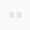 Histoire d'Or Boucles D'oreilles Puces Baptista Ours Or Blanc Oxydes* Boucles D'Oreilles|Clous D'Oreilles
