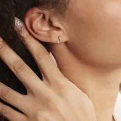 Histoire d'Or Boucles D'oreilles Puces Beryl Virgule Or Jaune Oxyde De Zirconium* Boucles D'Oreilles|Clous D'Oreilles