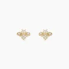 Discount Histoire d'Or Boucles D'oreilles Puces Bettye Or Jaune Oxyde De Zirconium